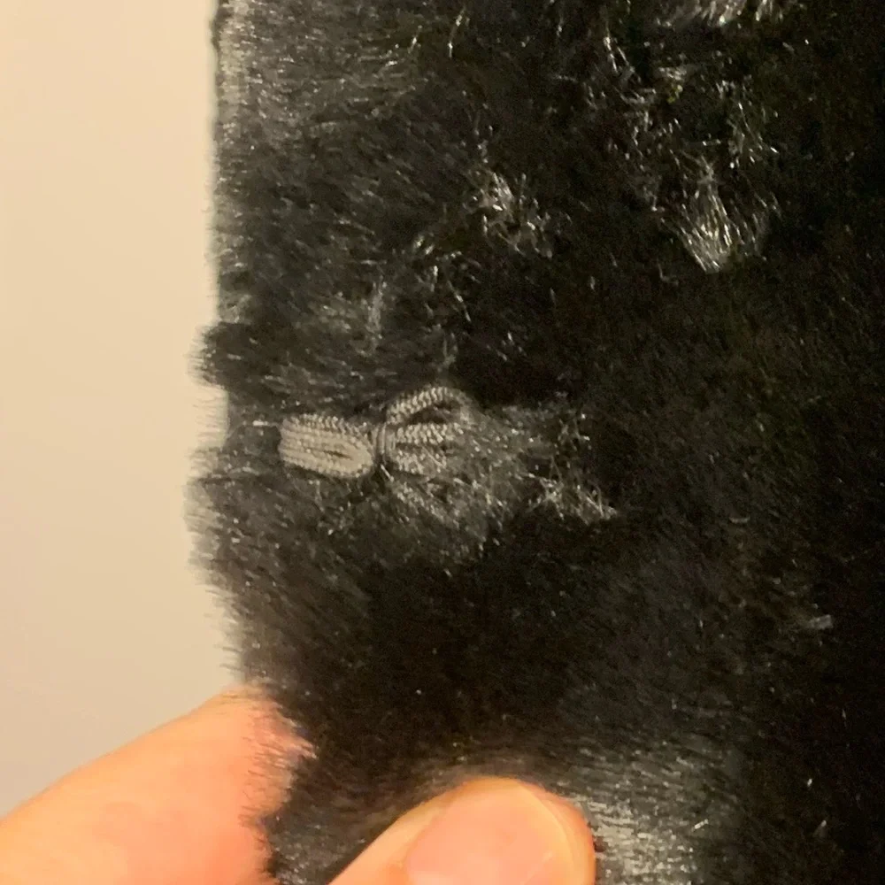 Zara TRF black faux fur hoodie - Picture 4 of 7